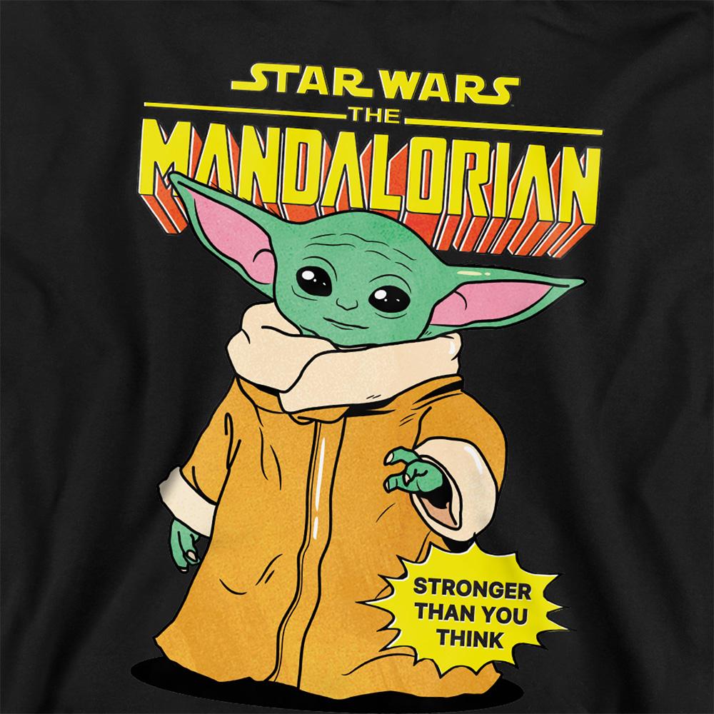 Star Wars: The Mandalorian Childrens/Kids Strong Grogu Heather Pullover Hoodie