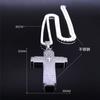 Cross-border New Bible Cross Chain Necklace Men's Stainless Steel Pendant Necklace Religious Prayer Jewelry Wholesale