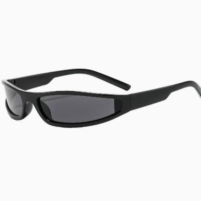 Y2K Narrow Frame Trendy Sunglasses: Unisex UV Protection Cycling Sports Eyewear for Men Women