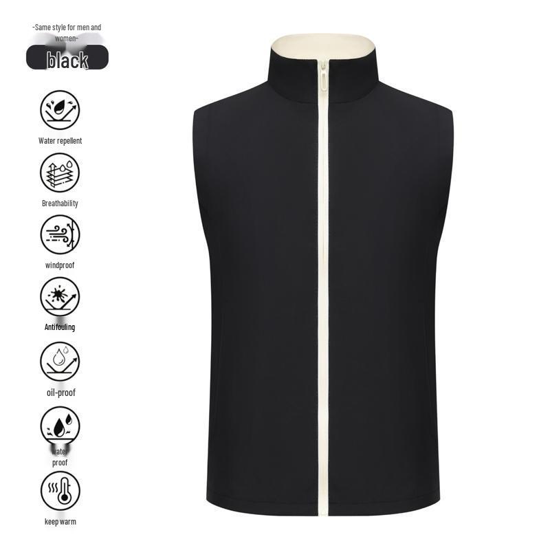 Outdoor High-End Custom Logo Vest - Three-Proof Casual Workwear Mountaineering Jacket