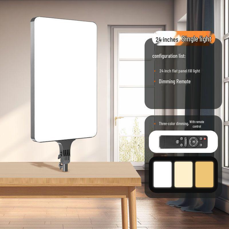 LED Fill Light: Professional Panel for Streamers & Photographers - Perfect for Live Streaming, Beauty Shots, and Indoor Photography.