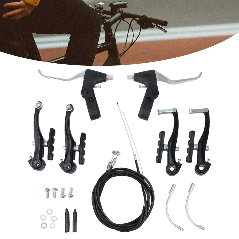 Vordere und hintere V-Brake Set Klemmbremsensatz Aluminiumlegierung Bremsensatz NEU Felgenbremsensatz BMX