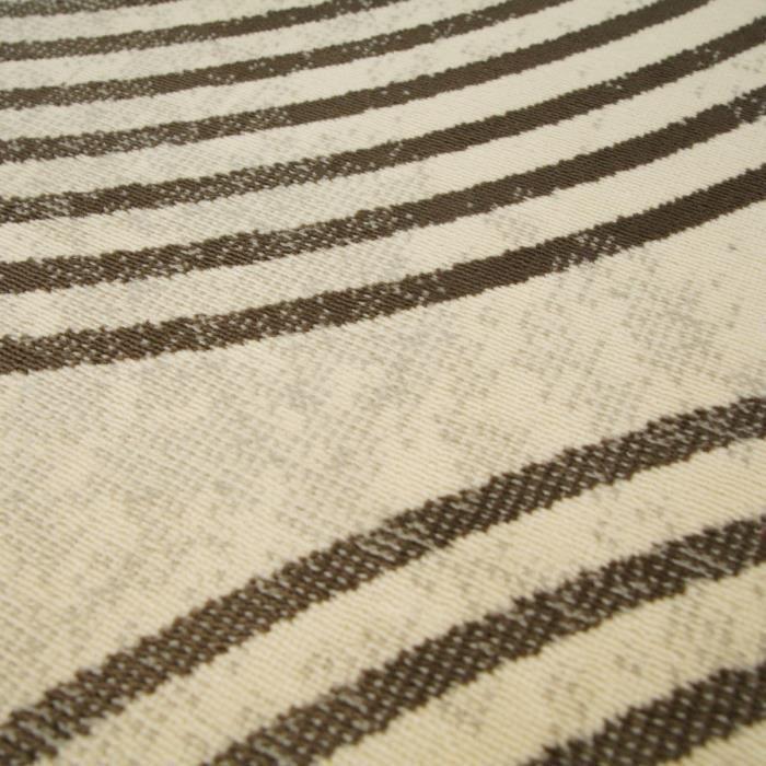 Scandinavian Living Room Rug Geometric Pattern Ecru 120x160