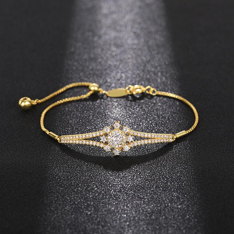 Armband Mädchen, Schneeflocken-Damen-Design Schmuck, Süßer und glänzender Schmuck mit Persönlichkeit