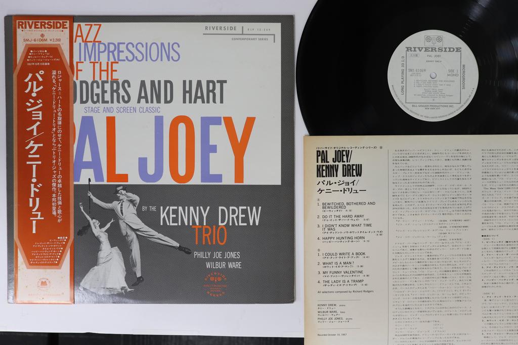 LP deska KENNY DREW - Pal Joey SMJ6106PROMO RIVERSIDE 1975 Japonsko Obi Jazz Použité