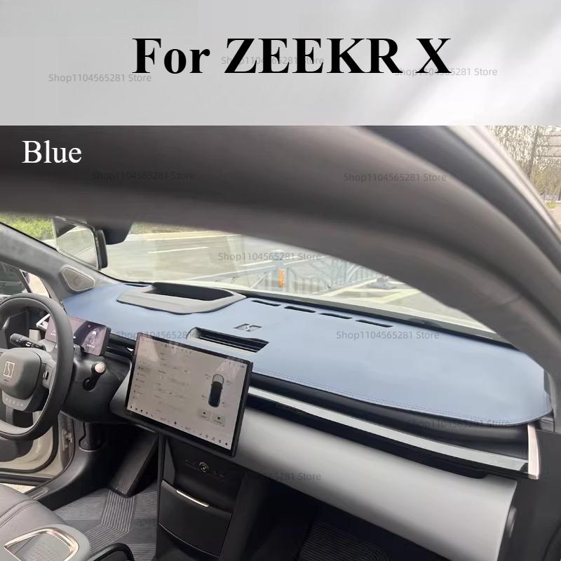 For ZEEKR X Car Dashboard Mat Light Avoiding Pad Sunscreen Heat Insulation Sunshade Anti Reflection Modification Accessory