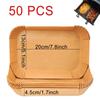 Rectangle Disposable Air Fryer Paper Non-Stick Kitchen Baking Airfryer Mat Oilproof Barbecue Pad Baking Paper Liner Accessories