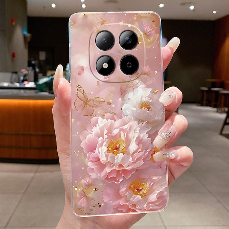 For Xiaomi Redmi Note 15 Pro Plus Case Luxury Flower Cover Soft TPU Phone Case For Redmi Note 15 Note15 Pro + 5G Fundas Bumper