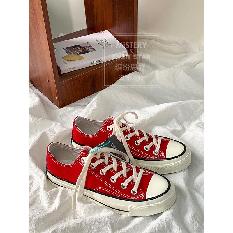 

Canvas shoes women s low-top student shoes board shoes 18 44