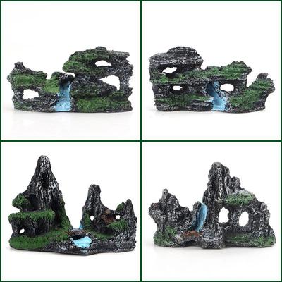 Artificial Resin Rockery Aquarium Decoration - SR05 Simulation Fish Tank Scenery Craft