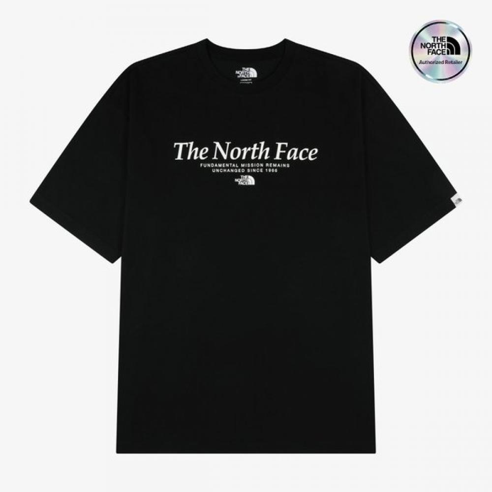 The North Face Signature Short Sleeve Tee Nt7us10j Black BLACK/085
