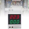 Digital Voltage Ampere Meter Din RAIL High Accuracy Double Display Voltmeter Ammeter AC80 300V AC0 99.9A