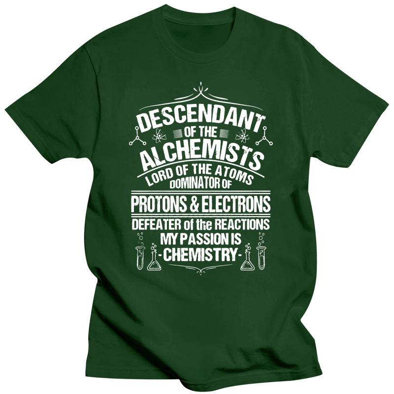 male tee-shirt graphic t shirts Men tshirt Chemistry Funny T-Shirt Alchemist Science Chemist Humor hot Printed T-Shirt tees top