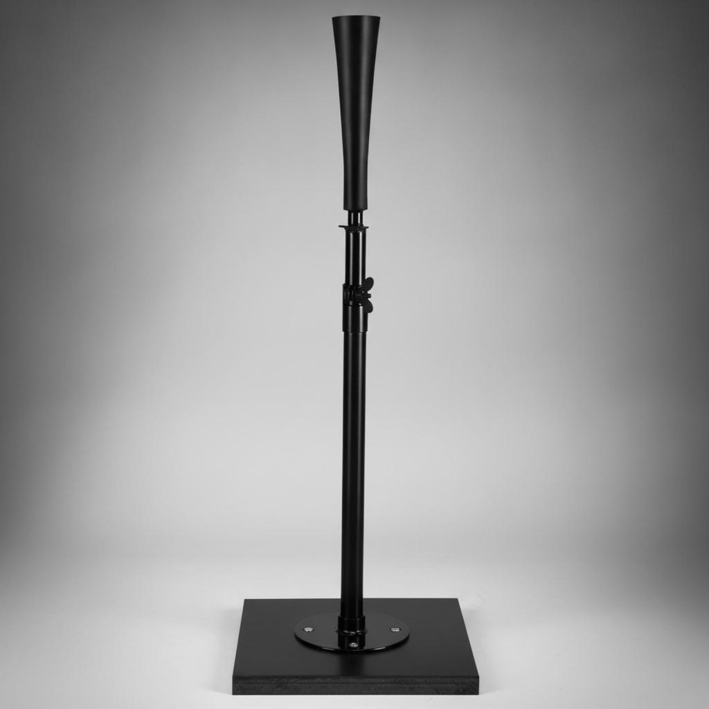 Batting Tee with Square Base Heavy-Duty Adjustable Stable Stand for