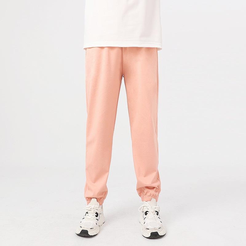 Pantalons d'été style coréen pour enfants, légers, anti-moustiques, pour filles et garçons, en coton tricoté, pantalons de sport longs, vêtements pour enfants, pantalons décontractés confortables