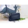 Women's Genuine Leather Multi-Compartment Crossbody Clutch Bag