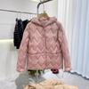 White duck down light and thin down jacket women's short hooded simple and versatile light and small fashion coat autumn and winter
