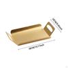 Rectangle Serving Tray Coffee Table Multifunctional Storage Fruit Snack Plate for Living