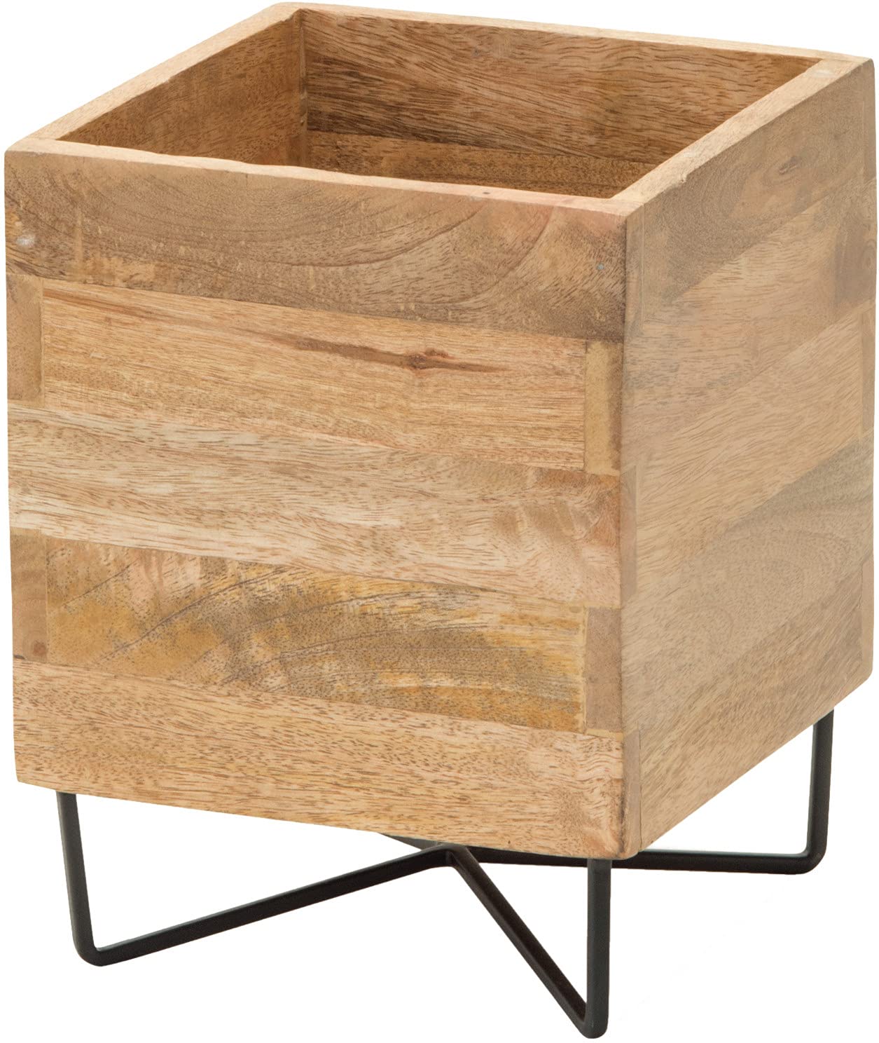 

Posh Living Cube Pot Stand Combi 17 x 17 x 22cm 41305 Natural