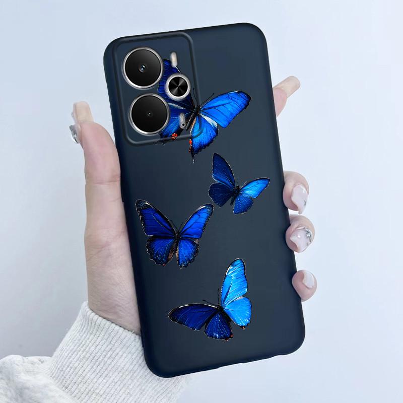 Cases For OPPO Realme 14 14T 5G Casing Fashion Flower Astronaut Girl Design Soft Silicone TPU Cover For Realme14T realme14 Coque