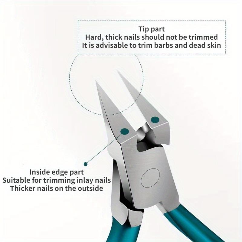 Nail Clipper for Nail Groove Slanted Mouth Eagle Beak Pliers Pointed Nose Dead Skin Pliers Toenail Pliers Foot Repair Tool