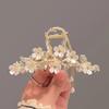 Lily of the Valley Butterfly Tassel Hair Claw - Large High-End Summer Headwear for Women