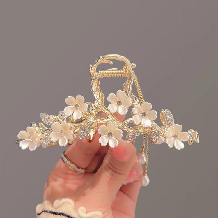 Ландыш Бабочка Кисточка Заколка для Волос - Большая Высококачественная Летняя Головной Убор для Женщин