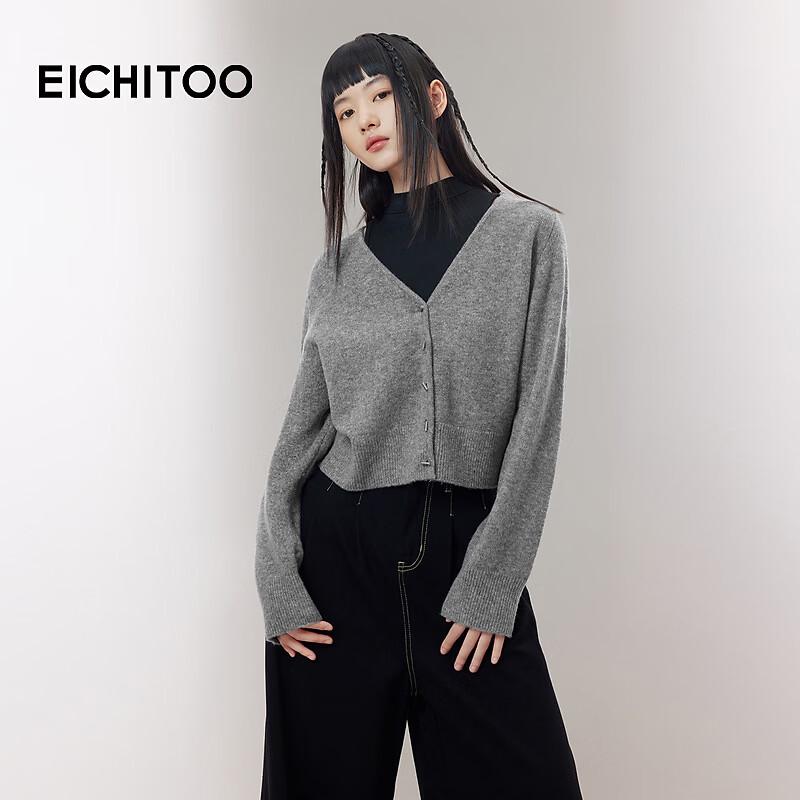 EICHITOO Women s Casual V-Neck Cardigan S