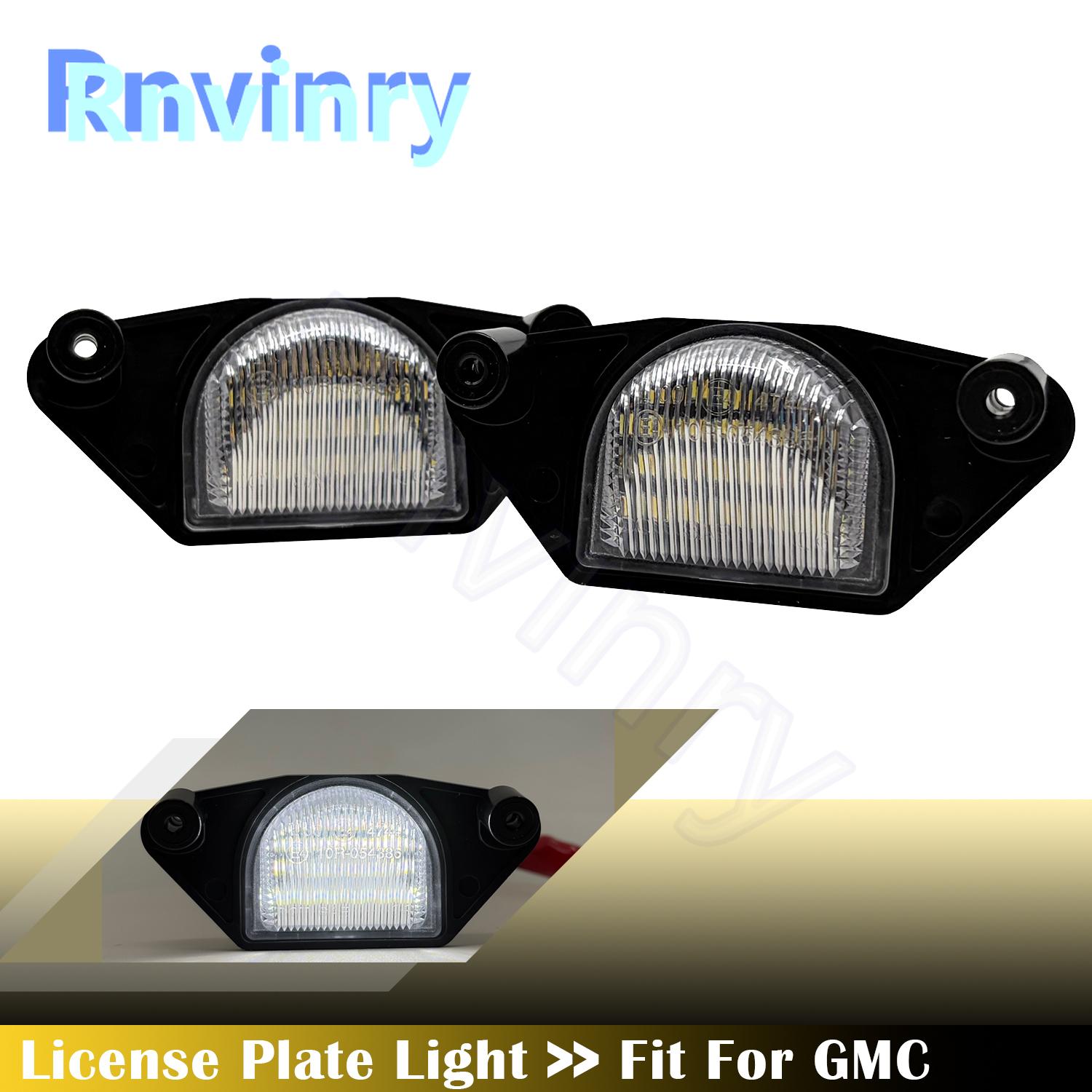 

License Plate Lights For GMC C1500 C2500 C3500 K1500 K2500 K3500 S15 Syclone Number Plate Lamps чёрный
