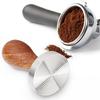 58mm Home Office Edelstahl Kaffee Tamper Kaffeepulver Stampfwerkzeug mit Griff
