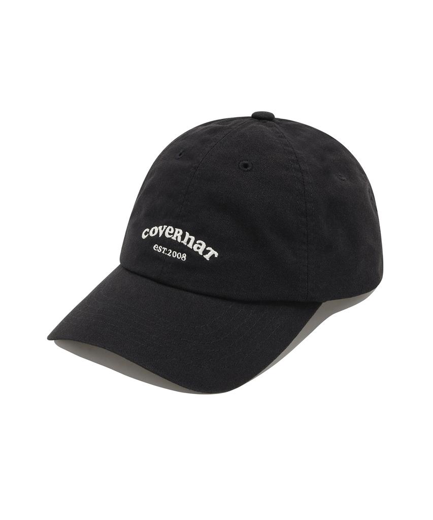 COVERNAT WOMAN [Standard Fit] Cloverheart Arch Cooper Logo Ball Cap Black