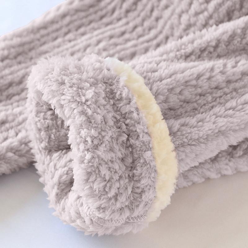 Women's Fashion Fleece Line Thickened Long Pajama Pants