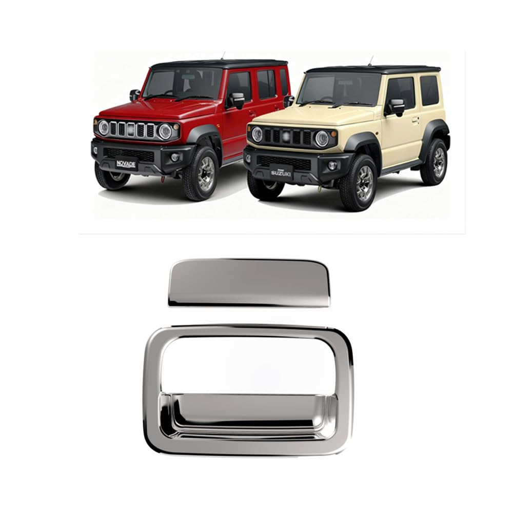 Onami Накладка на ручку задней двери Suzuki Jimny Накладка на ручку двери Декоративная накладка для нового Jimny серии JB04 JC04 Изготовлена из Комплектная серия отделки, ABS, 2 шт. [Зеркало