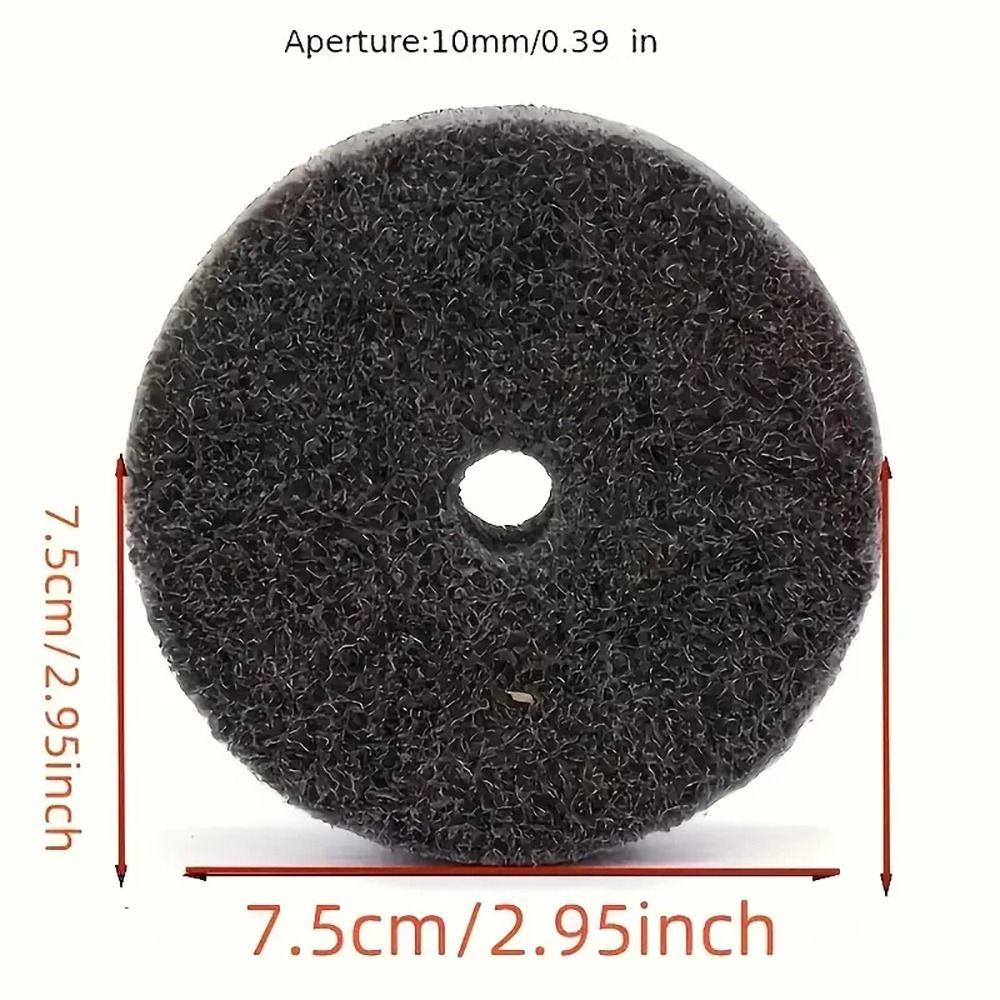 1/5Pcs 3" Buffer Wheel Fiber Abrasive Wheel New Polishing Wheel for Benchtop Buffers and Grinders