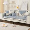 Chenille Lace Sofa Cushion Four Seasons Universal Light Luxury Modern Color Matching Non-Slip Sofa Backrest Armrest Cover Cloth