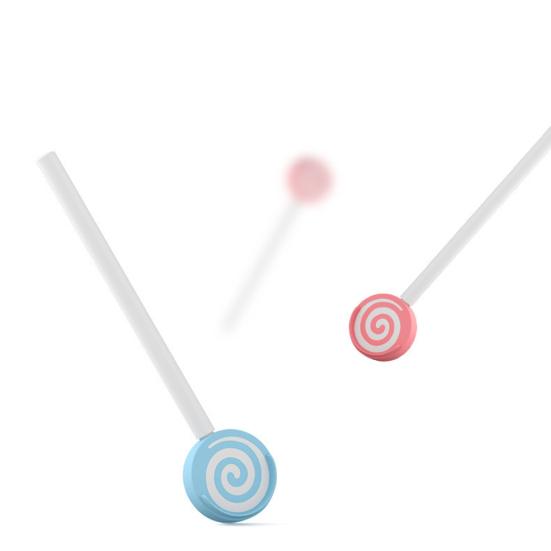 Lollipop Shape Baby Tongue Cleaner Scraper Oral Cleaning Fresh Breath Care Tool