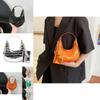 Stylish Minimalist Colorful Crescent Handbag Perfect For Spring And Summer Fashion