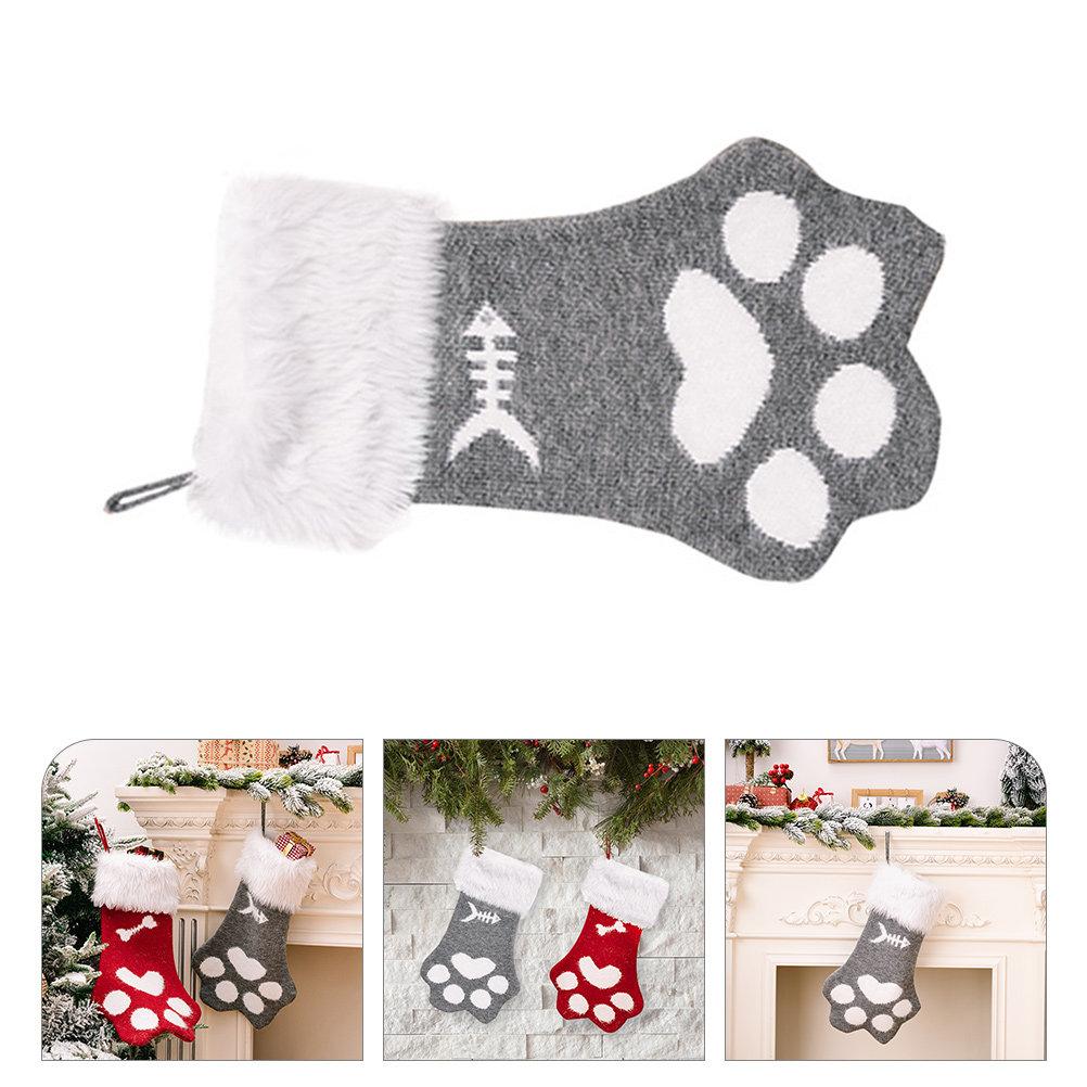 

Extra Large Christmas Stocking Hanging Decoration for Tree Fireplace Bedside Door Window Xmas Home Decor Vintage Style Reusable other