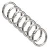 7 Pcs Silver O Ring Rustproof Solid Round Buckle Durable Stainless Steel O Ring  Diving Accessory