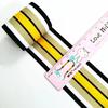 40mm Gestreifte Bänder Regenbogenfarbene Bänder Nylon Buntes Elastikband Gurtband Bundband Dehnbares Band Kleidung DIY Zubehör