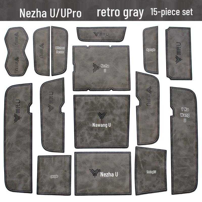 Nezha V/Upro Car Interior Groove Pad & Cup Holder Decor