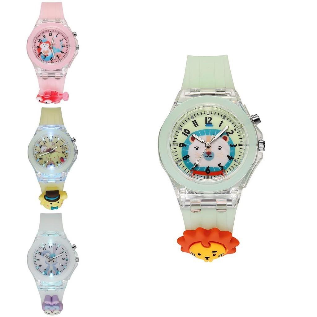New Cartoon Primary School Children's Wholesale Watch Luminous Silicone Electronic Watch Doll Cross-border Hot-selling Characters)