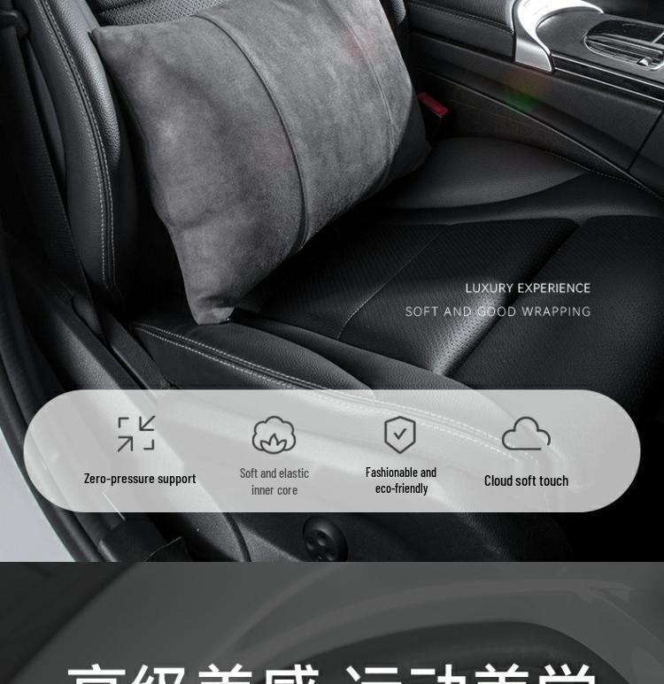 Oreiller de voyage pour voiture pour BYD Song Plus, Qin Plus, Tang et Han: Convient pour l'appuie-tête et le dossier