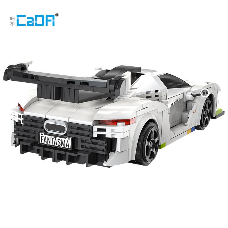 Cada APP Programming Remote Control Swedish Ghost Sports Car Building Blocks City RC Vehicle Racing Car Bricks Gifts Toy for Boy