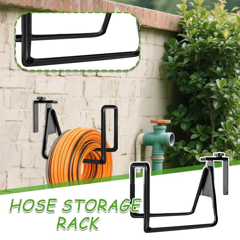 Gartenschlauchhalter Wasserschlauchhalter Universell Robust Rostbeständig Metall Garagenwandhaken für Außenbereich Garten Garage