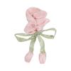 Women Tulip Flower Tassel Hair Ties Cute Temperament Lace Stretchy Hair Rope Ponytail Holders Sweet Hair Accessories