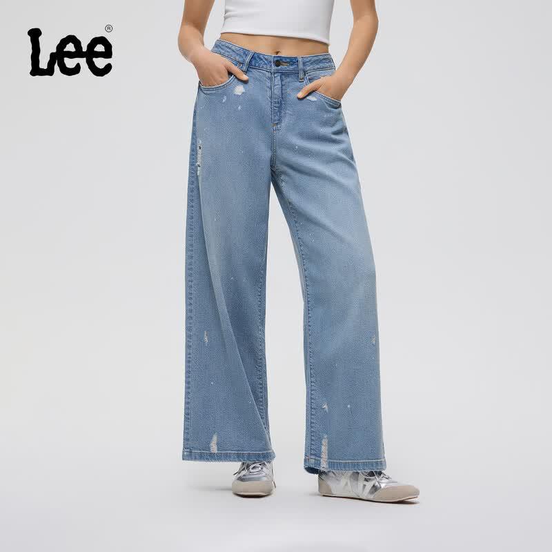 Lee Women s 430 Super A Wide-Leg Tencel Jeans 28