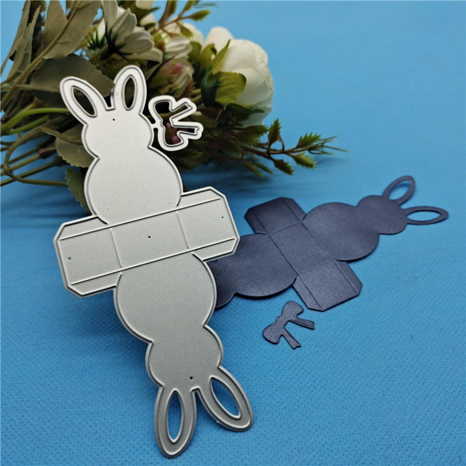 Metal Cutting Dies Embossing Template for Leathercraft Easter Rabbit Stencils Holiday