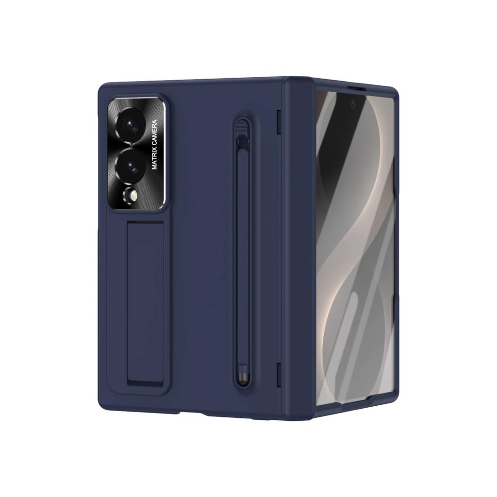 Per Samsung Galaxy Z Fold 8ultra Fold 8 custodia per telefono larga con supporto nascosto, alloggiamento integrato per penna, con pellicola ad alta definizione