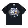 Agartha The Land Down Under Meme T-Shirts Unisex DAMEN Gothic Vintage Kurzarm-T-Shirt 100% Baumwolle Oversized T-Shirt Streetwear
